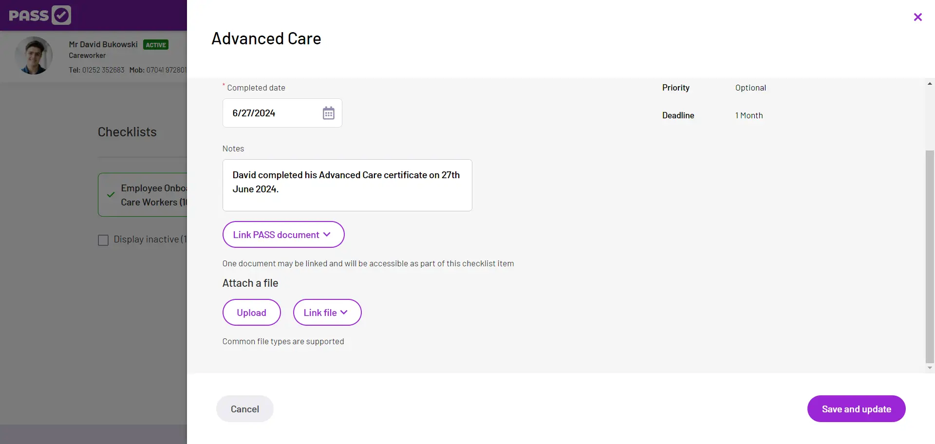Attach documents easily​